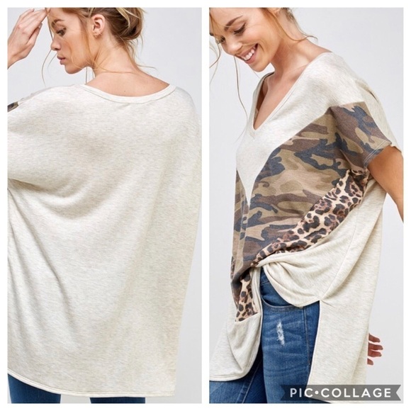 Diva Plus Oatmeal Color T-Shirt - Picture 4 of 4